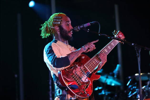 Stephen Lee Bruner aka Thundercat at a concert at Astra Kulturhaus in Berlin, 10 April 2022 Thundercat concert Berlin