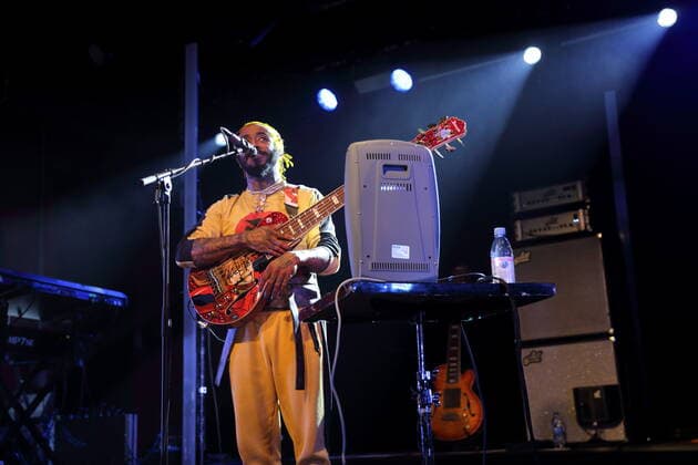 Stephen Lee Bruner aka Thundercat at a concert at Astra Kulturhaus in Berlin, 10 April 2022 Thundercat concert Berlin