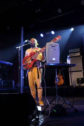Stephen Lee Bruner aka Thundercat at a concert at Astra Kulturhaus in Berlin, 10 April 2022 Thundercat concert Berlin