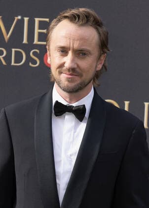 The 2022 Oliver Awards held at The Royal Albert Hall - Arrivals Featuring: Tom Felton Where: London, United Kingdom When: 10 Apr 2022 Credit: Cover Images Copyright: xx 51395391 EDITORIAL USE ONLY. NOT FOR USE BY NEWSPAPERS BASED IN THE UK.