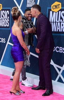 11 April 2022 - Nashville, Tennessee - Kane Brown, Katelyn Jae Brown, Nelly. 2022 CMT Music Awards held at Nashville Municipal Auditorium. Nashville USA - ZUMAa123 20220411_zaa_a123_138 Copyright: xDara-MichellexFarrx