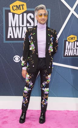 April 11, 2022, Nashville, TN, USA: Tan France attends the 2022 CMT Music Awards at Nashville Municipal Auditorium on April 11, 2022 in Nashville, Tennessee. Nashville USA - ZUMAs181 20220411_zea_s181_267 Copyright: xImagespacex