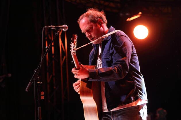 Thees Uhlmann at a concert supporting Kettcar at Metropol in Berlin, 11 April 2022 Thees Uhlmann concert Berlin