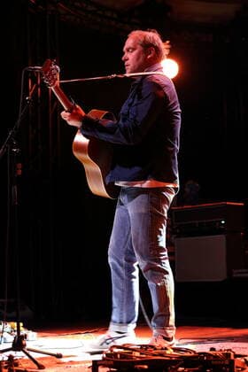 Thees Uhlmann at a concert supporting Kettcar at Metropol in Berlin, 11 April 2022 Thees Uhlmann concert Berlin