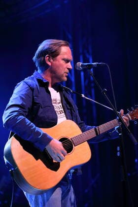 Thees Uhlmann at a concert supporting Kettcar at Metropol in Berlin, 11 April 2022 Thees Uhlmann concert Berlin