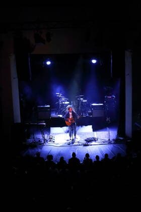 Thees Uhlmann at a concert supporting Kettcar at Metropol in Berlin, 11 April 2022 Thees Uhlmann concert Berlin
