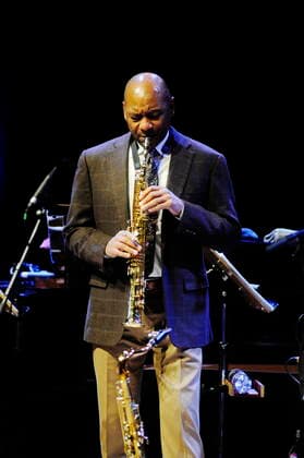 Der amerikanische Jazz-Saxophonist Branford Marsalis in der Philharmonie Essen. The American jazz saxophonist Branford Marsalis at the Philharmonie Essen. Essen NRW DEU;DE;GERMANY;DEUTSCHLAND;ALLEMAGNE