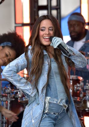 NEW YORK, NY- APRIL 12: Camila Cabello performs on the Today Citi Concert Series at Today Plaza in New York City on April 12, 2022. Copyright: xJohnxPalmerx