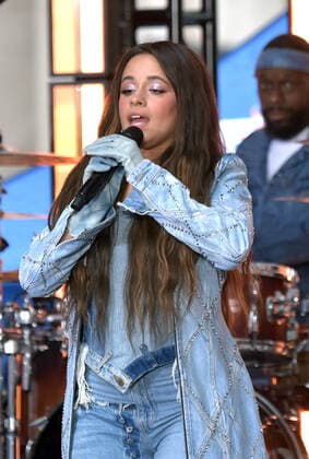 NEW YORK, NY- APRIL 12: Camila Cabello performs on the Today Citi Concert Series at Today Plaza in New York City on April 12, 2022. Copyright: xJohnxPalmerx