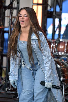 NEW YORK, NY- APRIL 12: Camila Cabello performs on the Today Citi Concert Series at Today Plaza in New York City on April 12, 2022. Copyright: xJohnxPalmerx