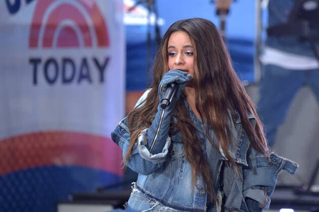 NEW YORK, NY- APRIL 12: Camila Cabello performs on the Today Citi Concert Series at Today Plaza in New York City on April 12, 2022. Copyright: xJohnxPalmerx