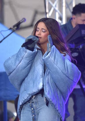 NEW YORK, NY- APRIL 12: Camila Cabello performs on the Today Citi Concert Series at Today Plaza in New York City on April 12, 2022. Copyright: xJohnxPalmerx