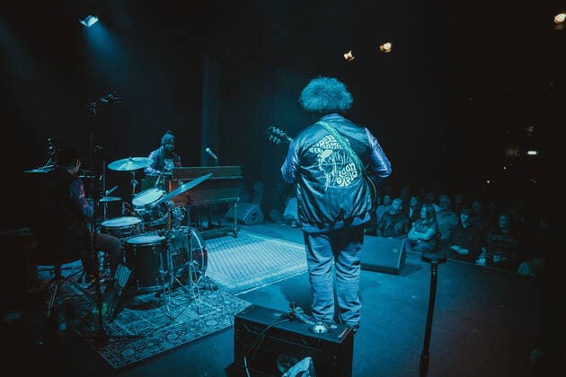 Delvon Lamarr Organ Trio live in Copenhagen, Denmark Copenhagen, Denmark. 12th, April 2022. The American soul-jazz group Delvon Lamarr Organ Trio performs a live concert at Hotel Cecil in Copenhagen. Copenhagen Denmark  Copyright: xGonzalesxPhoto MathiasxKristensex