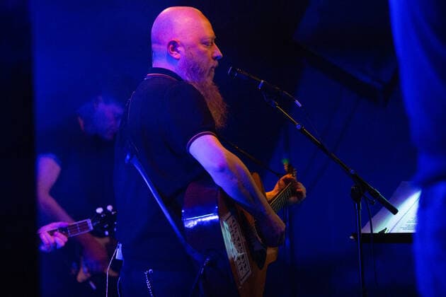 Of the Wand & the Moon live in Oslo, Norway Oslo, Norway. 12the, April 2022. The musical project Of the Wand & the Moon performs a live concert at Blaa in Oslo. Here vocalist, musician and frontman Kim Larsen is seen live on stage. Oslo Norway  Copyright: xGonzalesxPhoto Per-OttoxOppix