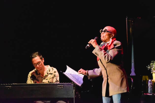 Italy: Dee Dee Bridgewater in concert - Auditorium Parco della Musica - Rome Dee Dee Bridgewater in concert at Auditorium Parco della Musica in Rome, Italy April 12, 2022 Rome Italy Auditorium Parco della Musica Copyright: RobertoxBettacchi