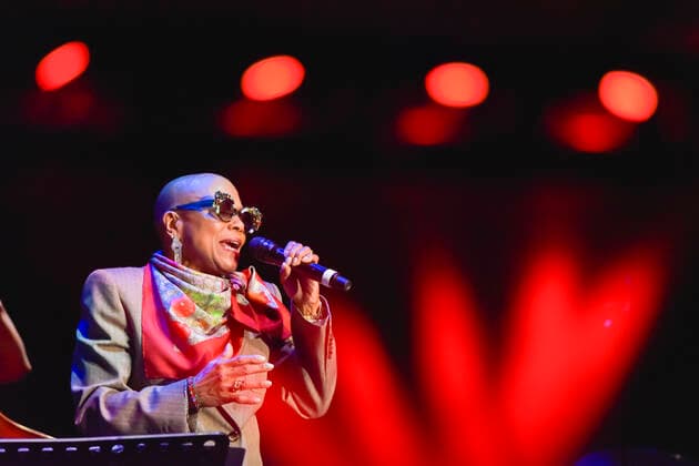 Italy: Dee Dee Bridgewater in concert - Auditorium Parco della Musica - Rome Dee Dee Bridgewater in concert at Auditorium Parco della Musica in Rome, Italy April 12, 2022 Rome Italy Auditorium Parco della Musica Copyright: RobertoxBettacchi