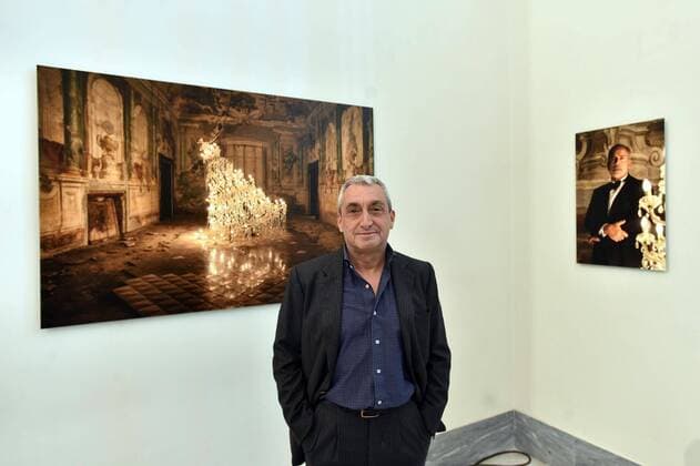 Bilder des Jahres 2022, Entertainment 04 April Entertainment Themen der Woche KW15 Entertainment Bilder des Tages Foto IPP Felice De Martino Napoli 13 04 2022 inaugurazione della mostra fotografica E stata la mano di Dio - immagini dal set Nella foto: Gianni Fiorito autore delle fotografie del film E stata la mano di Dio Italy Photo Press World Copyright *** Photo IPP Felice De Martino Naples 13 04 2022 inauguration of the photographic exhibition E stata la mano di Dio images from the set In the photo Gianni Fiorito author of the photographs of the film E stata la mano di Dio Italy Photo Press World Copyright  0