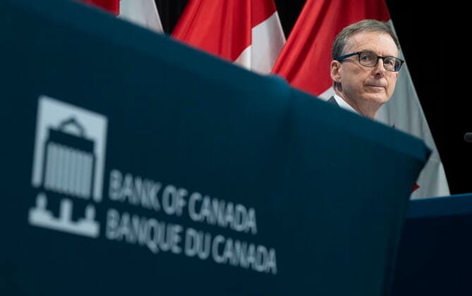 April 13, 2022, Ottawa, ON, Canada: Bank of Canada Governor Tiff Macklem is seen during a news conference, Wednesday, April 13, 2022 in Ottawa. Ottawa Canada  - ZUMAc35_ 20220413_zaf_c35_007 Copyright: xAdrianxWyldx