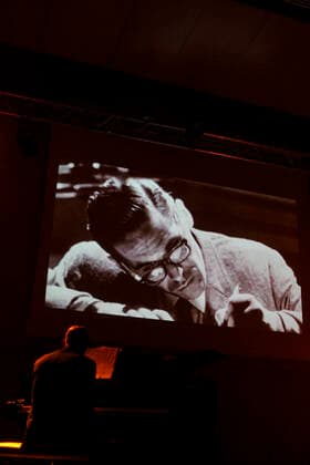 Gabriele Coen presents the 2nd Jazz Lesson Concert accompanied on the piano by Pietro Lassu Gabriele Coen presents the 2nd Jazz Lesson Concert accompanied on the piano by Pietro Lassu at the Casa del Jazz. Roma Italy Casa Del Jazz Copyright: GabrielexCoenxpresentsxthex2ndxJazzxLessonx xConcertxaccompaniedxonxthexpianoxbyxPietroxLassu