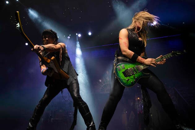 April 14, 2022, Calgary, Alberta, Canada: Alice Cooper peforms in concert at The Winsport Arena in Calgary, Thursday April 14th. Calgary Canada - ZUMAr123 20220414_zap_r123_003 Copyright: xBadenxRothx