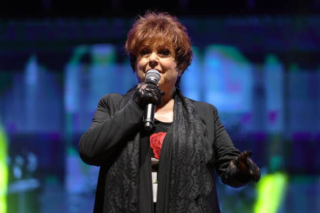 in the photo Orietta Berti who performed live in Terrasini at the party of them sincere that is the party of singles  Copyright: xAlbertoxLoxBiancox xipa-agency.nx xAlbertoxLoxBiancox