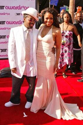 Jermaine Dupri and Janet Jackson at the 4th Annual BET Awards at the Kodak Theatre in the Hollywood & Highland Complex, Hollywood, CA. 06-29-04 , 10923602.jpg, celebrity, entertainment, talent, star, event, famous, people, popular, fame, person,