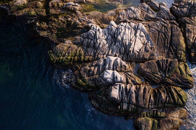 Creative Highlights World PRIMORYE TERRITORY, RUSSIA - APRIL 19, 2022: An aerial view of Opasny Island in Lazovsky District. Yuri Smityuk TASS  TS12D60B