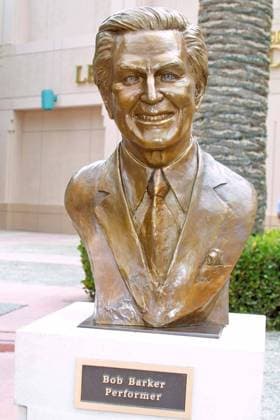 Bob Barker at the installation of a Bob Barker Statue in the Academy of Television Arts & Sciences Hall of Fame Plaza, North Hollywood, CA. 07-08-04 , 10939310.jpg, event, people, entertainment, famous, star, popular, celebrity, talent, fame, person,