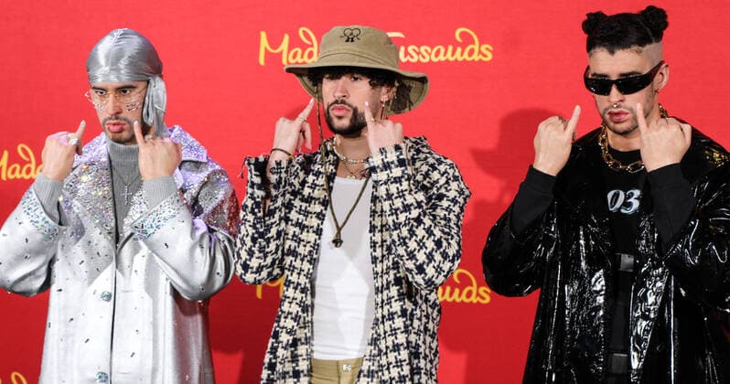 Bilder des Jahres 2022, Entertainment 04 April Entertainment Themen der Woche KW16 Entertainment Bilder des Tages Bad Bunny Reveals Wax Figures For Madame Tussauds New York And Madame Tussauds Orlando Puerto Rican rapper Bad Bunny reveals wax figures for Madame Tussauds New York and Madame Tussauds Orlando at Madame Tussauds New York on April 19, 2022 in Manhattan, New York City, New York, United States. Madame Tussauds New York, Manhattan, New York City, New York New York United States  Copyright: xImagexPressxAgencyx originalFilename: collin-badbunny220420_nppPK.jpg