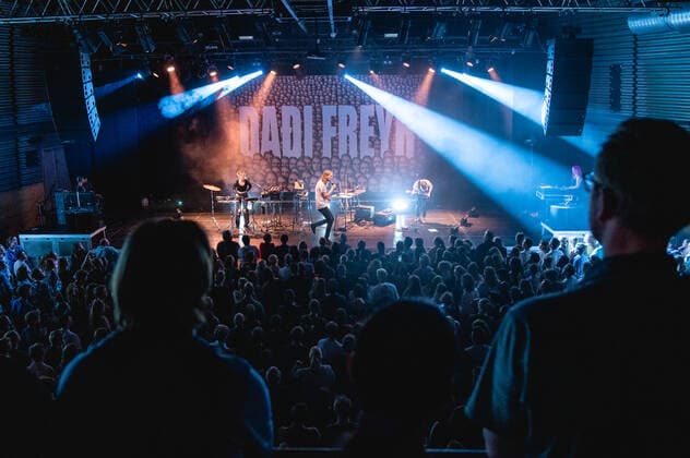 Dadi Freyr live in Copenhagen, Denmark Copenhagen, Denmark. 19th, April 2022. The Icelandic singer, songwriter and musician Dadi Freyr performs a live concert at Amager Bio in Copenhagen. Copenhagen Denmark  Copyright: xGonzalesxPhoto NikolajxBransholmx