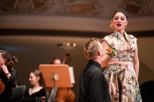 19 04 2022 Jena Benefit concert for the Odessa Opera House in the Volkshaus Jena conducted by Ukrainian conductor Vitaliy Kovalchuk Conductor at the Odessa Opera House The group of artists inside the Odessa Opera House was surprised by the war in Ukraine during a concert tour through Poland and currently makes a trip home impossible