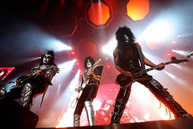 Santiago, April 20, 2022 The American band KISS will perform for the last time at the Movistar Arena during their End of the Road World Tour Jonnathan Oyarzun Aton Chile, Santiago Chile Aton 601350  Copyright: JONNATHANxOYARZUN ATONxCHILE