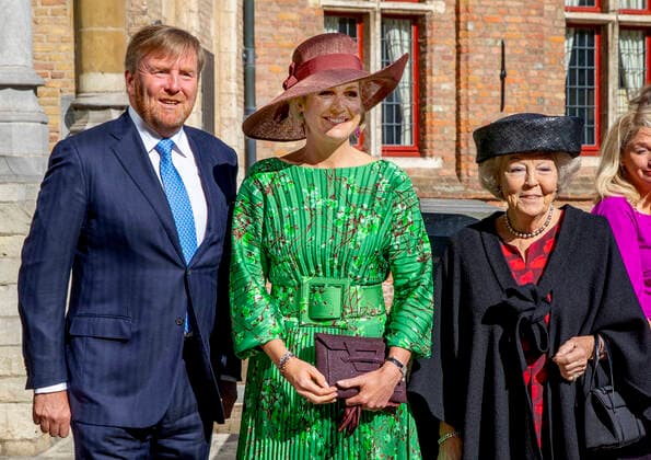 Entertainment Themen der Woche KW16 Entertainment Bilder des Tages 21-04-2022 Middelburg Queen Maxima, King Willem-Alexander and Princess Beatrix attend the presentation of the Four Freedoms Awards to Sviatlana Tsikhanouskaya, leader of the democratic movement in Belarus in the Nieuwe Kerk in Middelburg. Â  Copyright: xPPEx