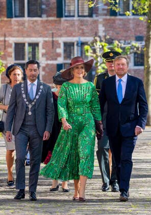21-04-2022 Middelburg Queen Maxima, King Willem-Alexander attend the presentation of the Four Freedoms Awards to Sviatlana Tsikhanouskaya, leader of the democratic movement in Belarus in the Nieuwe Kerk in Middelburg. Â  Copyright: xPPEx