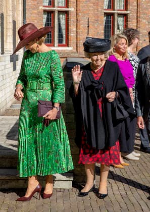 21-04-2022 Middelburg Queen Maxima and Princess Beatrix attend the presentation of the Four Freedoms Awards to Sviatlana Tsikhanouskaya, leader of the democratic movement in Belarus in the Nieuwe Kerk in Middelburg. Â  Copyright: xPPEx