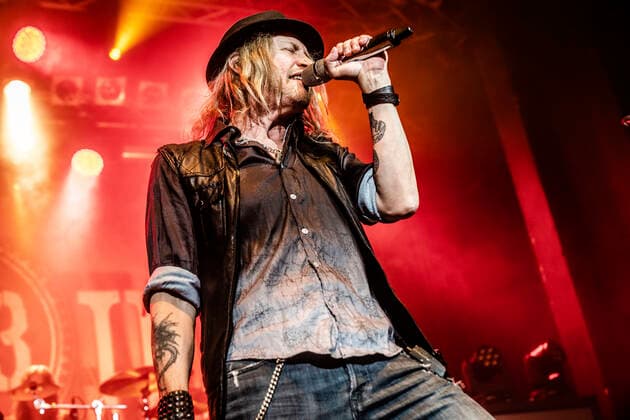 Nic Maeder of Gotthard live at a concert of the Gotthard Magnum European Tour 2022 at Capitol Hannover, 20 04 2022 Foto:xC.xSpeidelx xFuturexImage