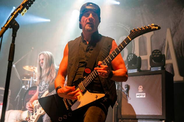 Freddy Scherer of Gotthard live at a concert of the Gotthard Magnum European Tour 2022 at Capitol Hannover, 20 04 2022 Foto:xC.xSpeidelx xFuturexImage