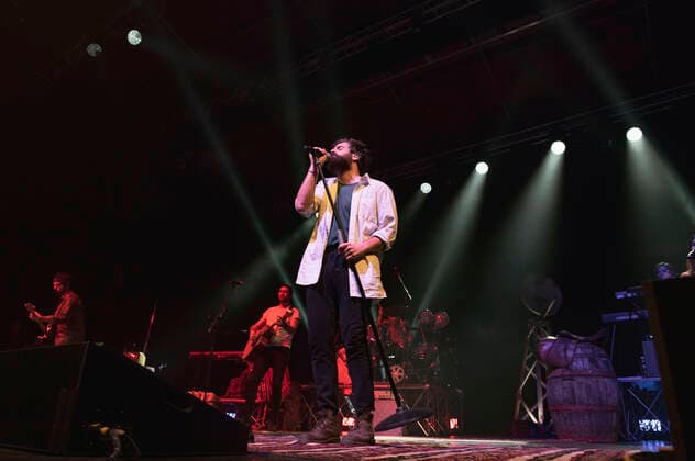 rome 21 04 2022 Concert by Tommaso Paradiso at the Conciliazione auditorium with the new Space Cowboy tour. In the photo the singer Tommaso Paradiso  Copyright: xBarbaraxAmendolax xipa-agency.nex xBarbaraxAmendolax