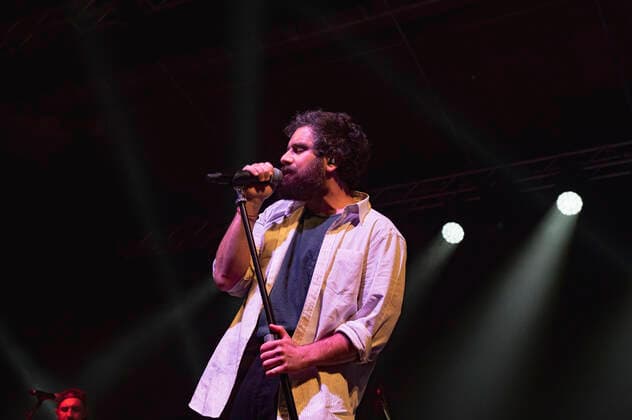 rome 21 04 2022 Concert by Tommaso Paradiso at the Conciliazione auditorium with the new Space Cowboy tour. In the photo the singer Tommaso Paradiso  Copyright: xBarbaraxAmendolax xipa-agency.nex xBarbaraxAmendolax