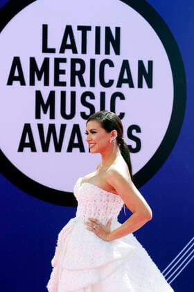 Honduran journalist Ana Jurka poses upon her arrival on the red carpet for the 2022 Latin American Music Awards, at the Michelob ULTRA Arena at the Mandalay Bay Resort and Casino in Las Vegas, Nevada, US, 21 April 2022. Red carpet of the Latin American Music Awards 2022 !ACHTUNG: NUR REDAKTIONELLE NUTZUNG!  Copyright: xRondaxChurchillx USA7054 20220422-326f7ed9cdb3aaa294438ef78ac97ac548e86c74