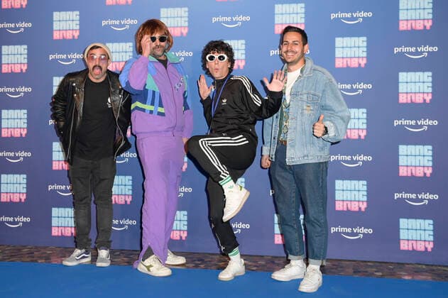 Entertainment Themen der Woche KW16 Entertainment Bilder des Tages April 21, 2022, Rome, Italy: Casa Surace attend the blu carpet of the premiere of Prime Video series Bang Bang Baby at The Space Moderno Cinema. Rome Italy - ZUMAs197 20220421_zaa_s197_217 Copyright: xMarioxCartellix