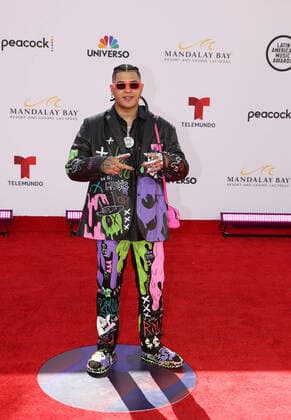 Panamanian singer Boza poses upon her arrival on the red carpet for the 2022 Latin American Music Awards, at the Michelob ULTRA Arena at the Mandalay Bay Resort and Casino in Las Vegas, Nevada, US, 21 April 2022. Red carpet of the Latin American Music Awards 2022 !ACHTUNG: NUR REDAKTIONELLE NUTZUNG!  Copyright: xRondaxChurchillx USA7062 20220422-ad5d72b8c08ab3a1b30f21cfaaaf5ec3484496cc