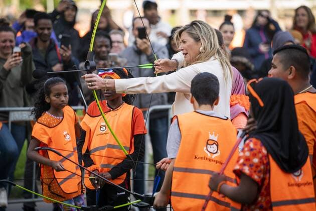 Bilder des Jahres 2022, Entertainment 04 April Entertainment Themen der Woche KW16 Entertainment Bilder des Tages 2022-04-22 10:20:42 DELFT - King Willem-Alexander and Queen Maxima during the national opening of the King s Games. The tenth edition of the King s Games is all about the theme Feel fit!. ANP JEROEN JUMELET netherlands out - belgium out *** 2022 04 22 10 20 42 DELFT King Willem Alexander and Queen Maxima during the national opening of the King s Games The tenth edition of the King s Games is all about the theme Feel fit ANP JEROEN JUMELET netherlands out belgium out  Copyright: xx x447433774x originalFilename: 447433774.jpg