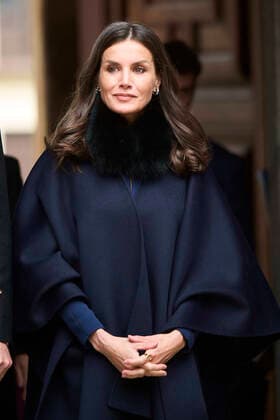 22-04-2022 Madrid Queen Letizia during the Miguel de Cervantes, Spanish literature 2021 prize to Cristina Peri Rossi in the auditorium of the university of Alcala, Alcala de Henares, in Madrid. No Spain Â  Copyright: xPPEx