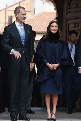Spanish Royals Attend Miguel De Cervantes Literature Awards He King and Queen of Spain arrive at the presentation of the 2021 Miguel de Cervantes Prize for Literature in the Spanish Language held at the Auditorium of the University of Alcala de Henares, on April 22, 2022, in Alcala de Henares, Spain. The Cervantes Prize 2021 is awarded to the Uruguayan writer, Cristina Peri Rossi. Madrid Spain  Copyright: xOscarxGonzalezx originalFilename: gonzalez-notitle220422_npZpe.jpg