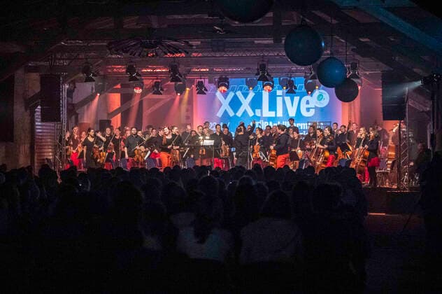 Anniversary concert of the STÜBAphilharmonie to 20 years train port of the culture mile in the old freight station Erfurt, 22 04 2022 Foto:xM.xKremerx xFuturexImage