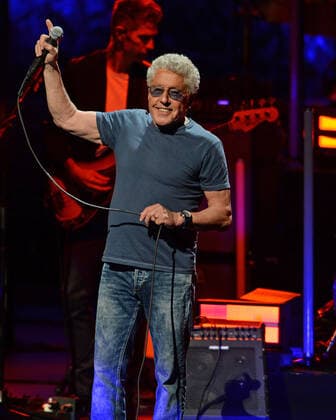 HOLLYWOOD FL - APRIL 22: Roger Daltrey of The Who performs during opening night of The Who Hits Back! North American Tour at Hard Rock Live held at the Seminole Hard Rock Hotel & Casino on April 22, 2022 in Hollywood, Florida. Copyright: xmpi04x