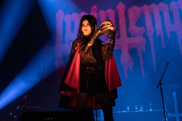 Twin Temple Support Act on the Ghost Imperatour Europe 2022 23 04 2022 Ghost with the Imperatour Europe 2022 Tour in the Festhalle Frankfurt As support acts in Europe are Uncle Acid The Dead Beats and Twin Temple Frankfurt Festhalle Hessen