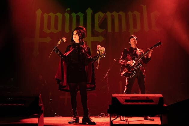 Twin Temple Support Act on the Ghost Imperatour Europe 2022 23 04 2022 Ghost with the Imperatour Europe 2022 Tour in the Festhalle Frankfurt As support acts in Europe are Uncle Acid The Dead Beats and Twin Temple Frankfurt Festhalle Hessen