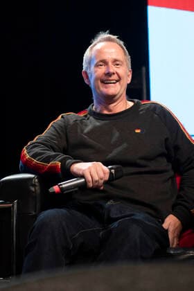April 23, 2022, Calgary, Alberta, Canada: Billy Boyd and the cast of the of the Lord of The Ring reunite at The Calgary Comic And Entertainment Expo and are white hatted Calgary Canada - ZUMAr123 20220423_zap_r123_021 Copyright: xBadenxRothx